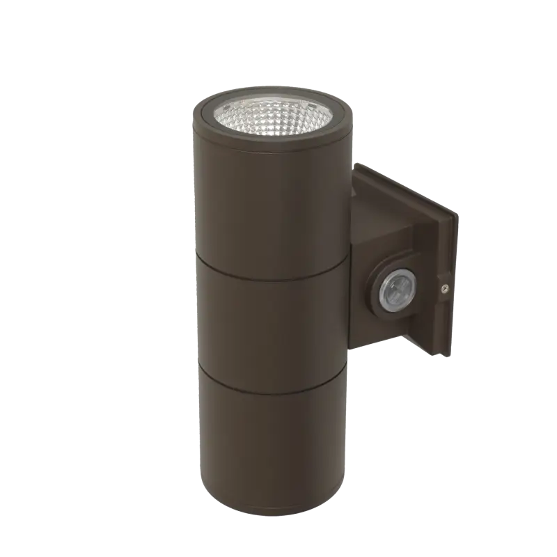 4 Inch LED Up Down Cylinder Light Lumen Selectable 1200/1700/2000LM Kelvin Selectable 3K/4K/5K Built In Photocell - LED