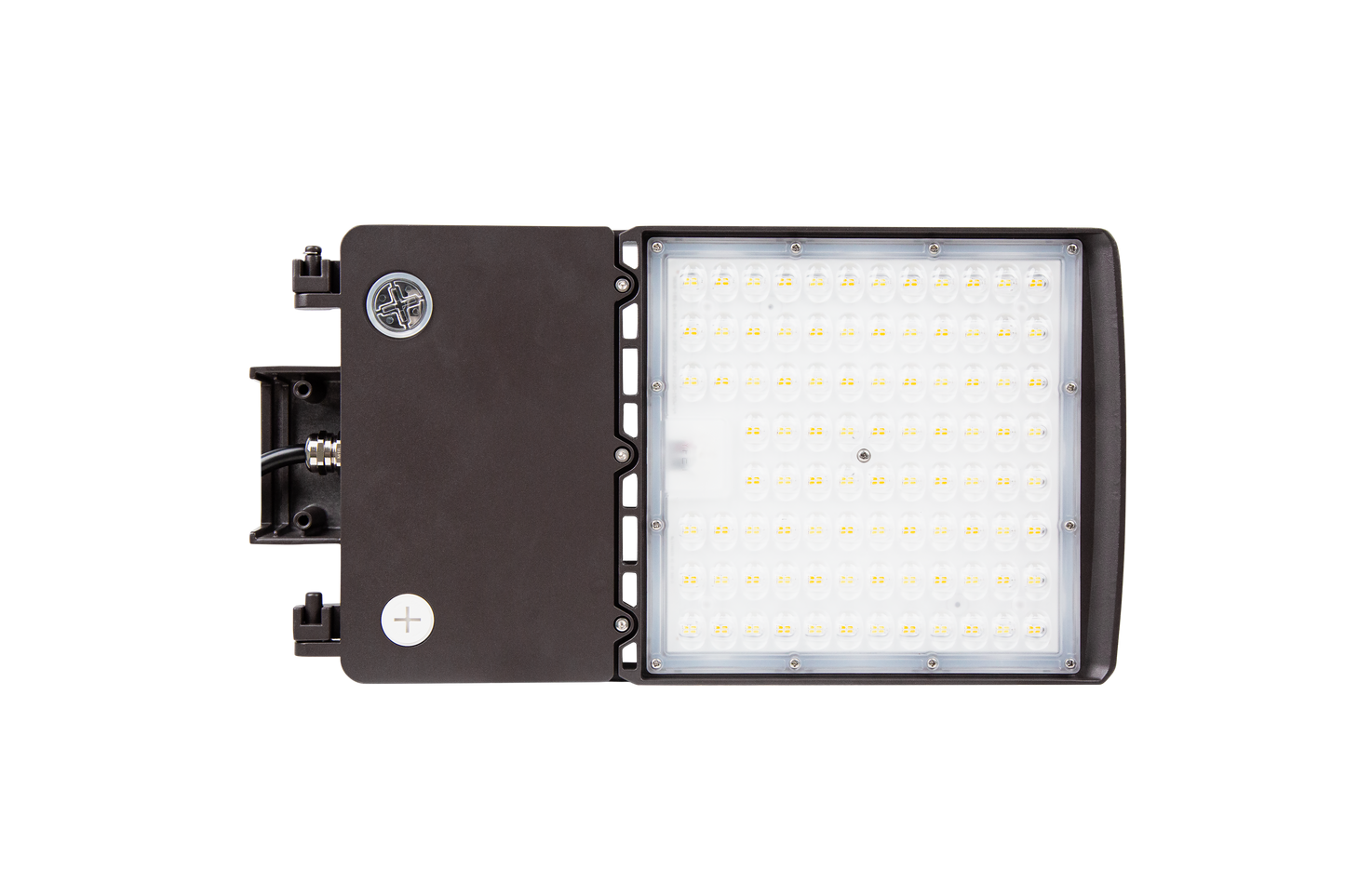 LED Parking Lot Area Light Lumen Selectable 12,000/18,000/24,000LM Kelvin Selectable 3K/4K/5K Plug-In Sensor & Photocell Ready