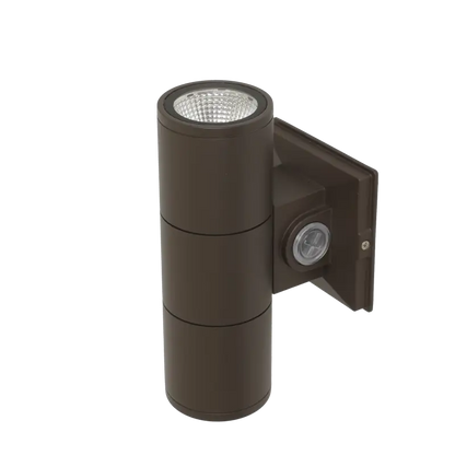 3 Inch LED Up Down Cylinder Light Lumen Selectable 600/700/900LM Kelvin Selectable 3K/4K/5K Built In Photocell - LED