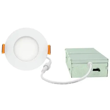 3 Inch LED Wafer Mini Flat Panel Light Kelvin Selectable 27K/3K/35K/4K/5K - Let There Be Lighting