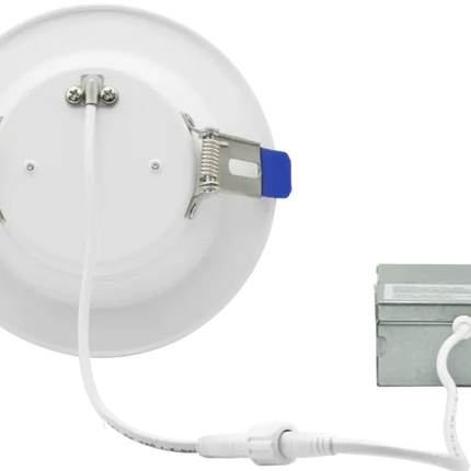 4 Inch Clip-in LED Downlight with Integrated J-Box Kelvin Selectable 27K/3K/35K/4K/5K - Let There Be Lighting