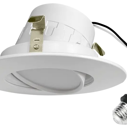 4 Inch Gimbal Recessed Retrofit LED Downlight Trim Kelvin Selectable 27K/3K/35K/4K/5K - Let There Be Lighting
