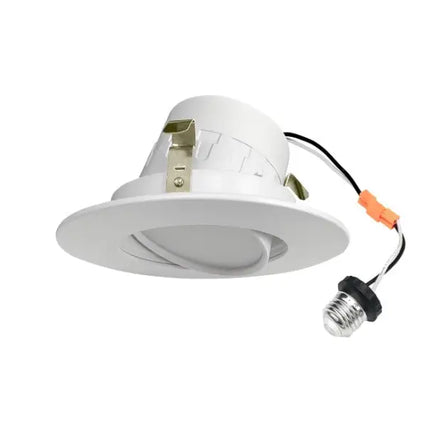 4 Inch Gimbal Recessed Retrofit LED Downlight Trim Kelvin Selectable 27K/3K/35K/4K/5K - Let There Be Lighting