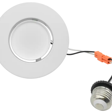 4 Inch Gimbal Recessed Retrofit LED Downlight Trim Kelvin Selectable 27K/3K/35K/4K/5K - Let There Be Lighting