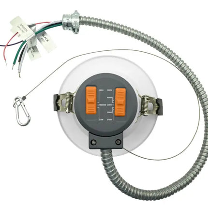 4 Inch LED Commercial Downlight Lumen Selectable 500/800/1,000LM Kelvin Selectable 27K/3K/35K/4K/5K - Commercial