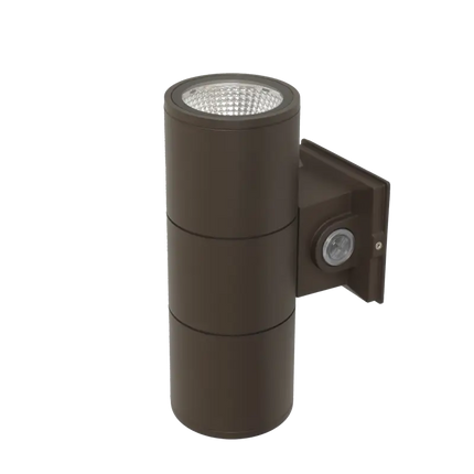4 Inch LED Up Down Cylinder Light Lumen Selectable 1200/1700/2000LM Kelvin Selectable 3K/4K/5K Built In Photocell - LED