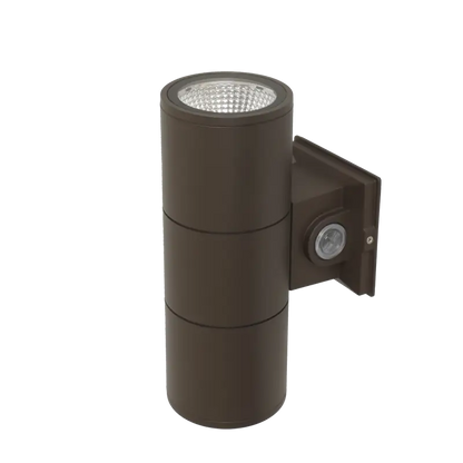 4 Inch LED Up Down Cylinder Light Lumen Selectable 1200/1700/2000LM Kelvin Selectable 3K/4K/5K Built In Photocell - LED