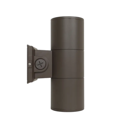 4 Inch LED Up Down Cylinder Light Lumen Selectable 1200/1700/2000LM Kelvin Selectable 3K/4K/5K Built In Photocell - LED