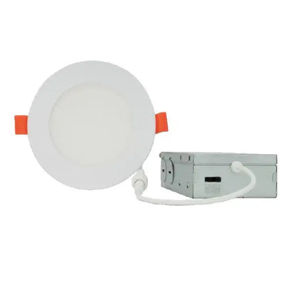 4 Inch LED Wafer Mini Flat Panel Light Kelvin Selectable 27K/3K/35K/4K/5K - Let There Be Lighting