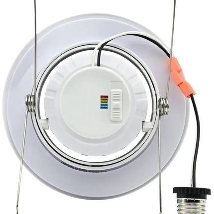 6 Inch Gimbal Recessed Retrofit LED Downlight Trim Kelvin Selectable 27K/3K/35K/4K/5K - Let There Be Lighting