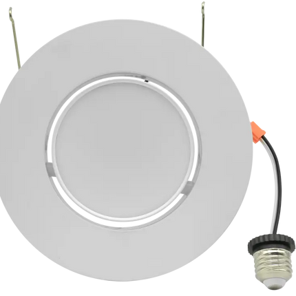 6 Inch Gimbal Recessed Retrofit LED Downlight Trim Kelvin Selectable 27K/3K/35K/4K/5K - Let There Be Lighting