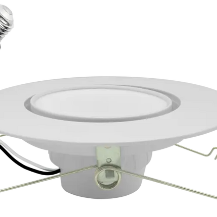 6 Inch Gimbal Recessed Retrofit LED Downlight Trim Kelvin Selectable 27K/3K/35K/4K/5K - Let There Be Lighting