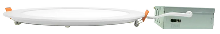 8 Inch LED Wafer Mini Flat Panel Light Kelvin Selectable 27K/3K/35K/4K/5K - Let There Be Lighting
