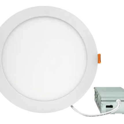 8 Inch LED Wafer Mini Flat Panel Light Kelvin Selectable 27K/3K/35K/4K/5K - Let There Be Lighting