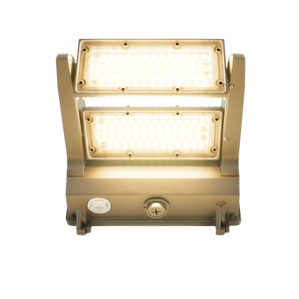 Rotatable Lens Sensor Ready LED Wall Pack Lumen Selectable 10,000/13,000/16,000/19,000LM Kelvin Selectable 3K/4K/5K