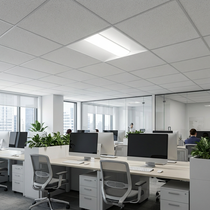 2x2 LED Center Basket Troffer Lumen Selectable 3,100/3,700/4,400LM Kelvin Selectable 35K/4K/5K