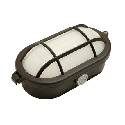 LED Bulk Head Lumen Selectable 2,000/3,000/4,000LM 20W/24W/27W Kelvin Selectable 3K/4K/5K Built-In Photocell