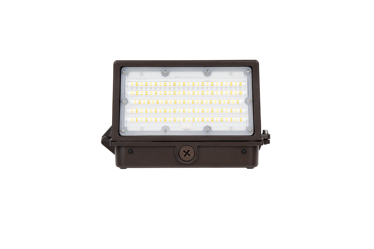 Full Cutoff LED Wall Pack Lumen Selectable 5,000/6,000/8,000/9,000LM Kelvin Selectable 3K/4K/5K Built-In Photocell Plug-In Sensor Ready