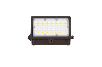 Full Cutoff LED Wall Pack Lumen Selectable 5,000/6,000/8,000/9,000LM Kelvin Selectable 3K/4K/5K Built-In Photocell Plug-In Sensor Ready