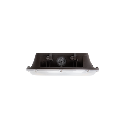 LED Round Canopy Light Lumen Selectable 3,000/6,000/8,000/10,000/11,000LM Kelvin Selectable 3K/4K/5K Built-In Photocell Plug-In Sensor Ready