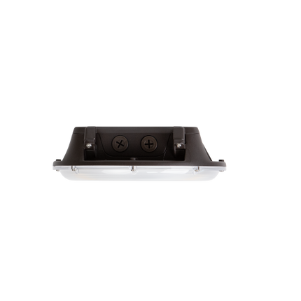 LED Round Canopy Light Lumen Selectable 3,000/6,000/8,000/10,000/11,000LM Kelvin Selectable 3K/4K/5K Built-In Photocell Plug-In Sensor Ready