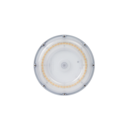 LED Round Canopy Light Lumen Selectable 3,000/6,000/8,000/10,000/11,000LM Kelvin Selectable 3K/4K/5K Built-In Photocell Plug-In Sensor Ready