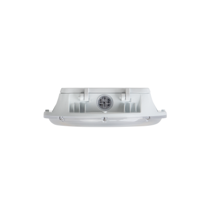 LED Round Canopy Light Lumen Selectable 3,000/6,000/8,000/10,000/11,000LM Kelvin Selectable 3K/4K/5K Built-In Photocell Plug-In Sensor Ready