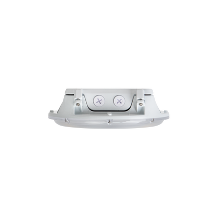 LED Round Canopy Light Lumen Selectable 3,000/6,000/8,000/10,000/11,000LM Kelvin Selectable 3K/4K/5K Built-In Photocell Plug-In Sensor Ready