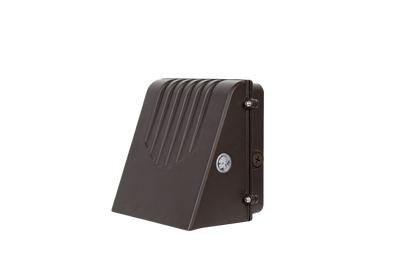 Full Cutoff LED Wall Pack Lumen Selectable 5,000/6,000/8,000/9,000LM Kelvin Selectable 3K/4K/5K Built-In Photocell Plug-In Sensor Ready