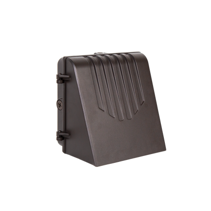 Full Cutoff LED Wall Pack Lumen Selectable 5,000/6,000/8,000/9,000LM Kelvin Selectable 3K/4K/5K Built-In Photocell Plug-In Sensor Ready