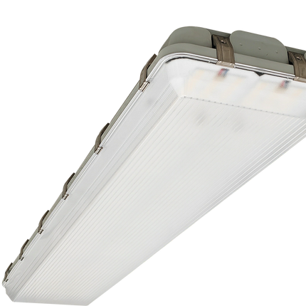 4FT LED Vapor Tight Fixture Lumen Selectable 16,000/18,000/21,000LM Kelvin Selectable 35K/4K/5K Plug-In Sensor Ready