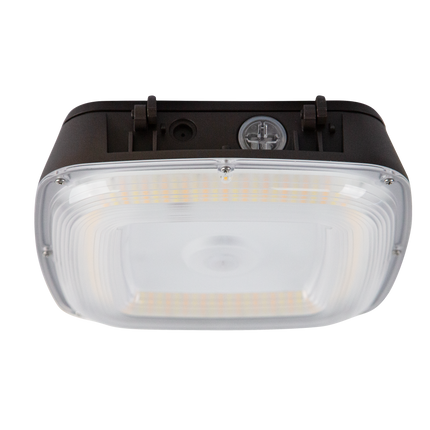 LED Canopy Light Lumen Selectable 3,000/6,000/8,000/10,000/12,000LM Kelvin Selectable 3K/4K/5K Built-In Photocell Plug-In Sensor Ready
