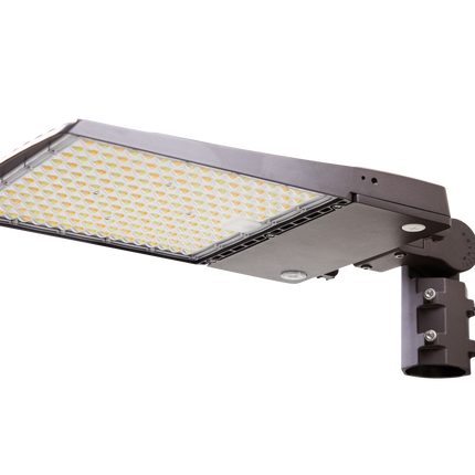 LED Parking Lot Area Light Lumen Selectable 24,000/32,000/40,000LM Kelvin Selectable 3K/4K/5K Plug-In Sensor & Photocell Ready