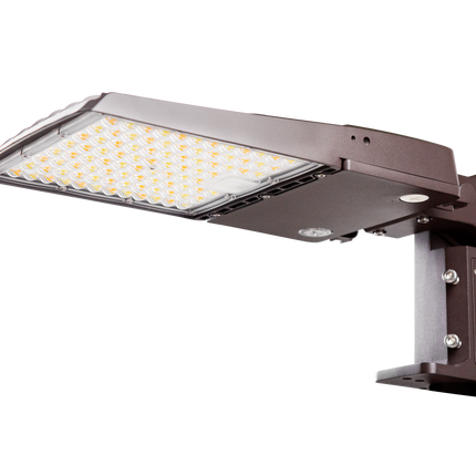 LED Parking Lot Area Light Lumen Selectable 12,000/18,000/24,000LM Kelvin Selectable 3K/4K/5K Plug-In Sensor & Photocell Ready