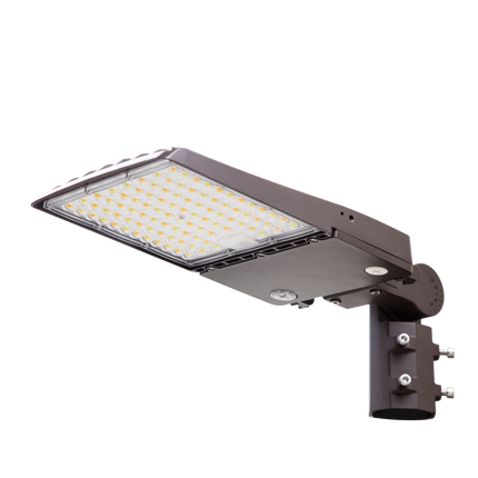 LED Parking Lot Area Light Lumen Selectable 12,000/18,000/24,000LM Kelvin Selectable 3K/4K/5K Plug-In Sensor & Photocell Ready