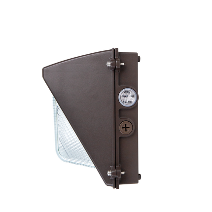 Traditional Style LED Wall Pack Lumen Selectable 9,000/12,000/15,000/17,000LM Kelvin Selectable 3K/4K/5K Built-In Photocell Plug-In Sensor Ready