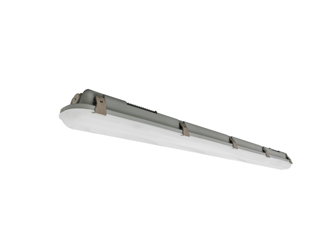 4FT LED Vapor Tight Fixture Lumen Selectable 5,000/6,000/7,000LM Kelvin Selectable 35K/4K/5K Plug-In Sensor Ready