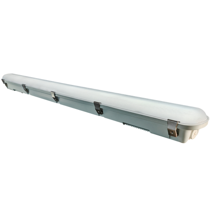 4FT LED Vapor Tight Fixture Lumen Selectable 5,000/6,000/7,000LM Kelvin Selectable 35K/4K/5K Plug-In Sensor Ready