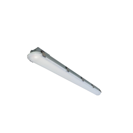 4FT LED Vapor Tight Fixture Lumen Selectable 5,000/6,000/7,000LM Kelvin Selectable 35K/4K/5K Plug-In Sensor Ready