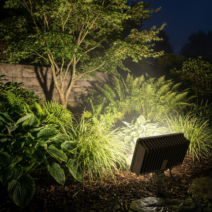 LED Flood Light Lumen Wattage Selectable 9,000/12,000/16,000LM 50W/70W/100W Kelvin Selectable 3K/4K/5K Built-In Photocell