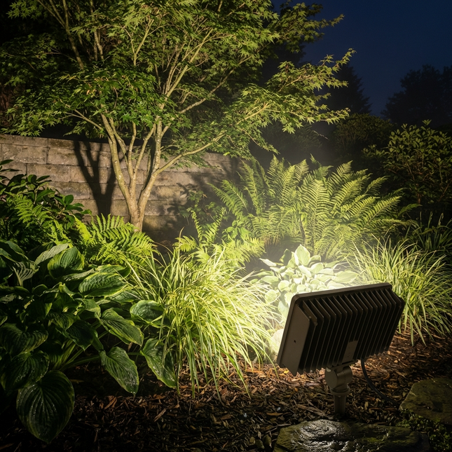 LED Flood Light Lumen Wattage Selectable 9,000/12,000/16,000LM 50W/70W/100W Kelvin Selectable 3K/4K/5K Built-In Photocell