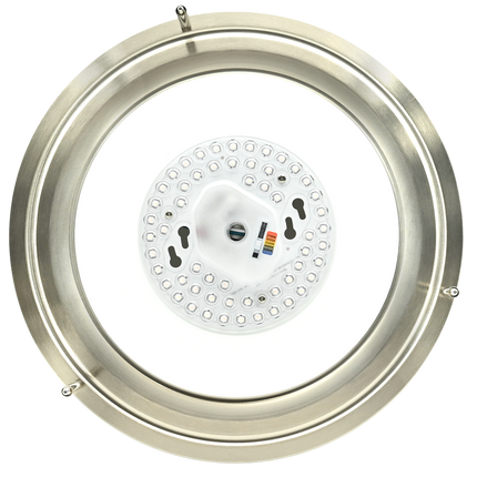 10/12/14/16/18 Inch LED Ceiling or Wall Mount Double Ring Fixture Kelvin Selectable 27K/3K/35K/4K/5K