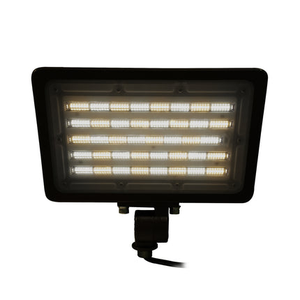 LED Flood Light Lumen Wattage Selectable 9,000/12,000/16,000LM 50W/70W/100W Kelvin Selectable 3K/4K/5K Built-In Photocell