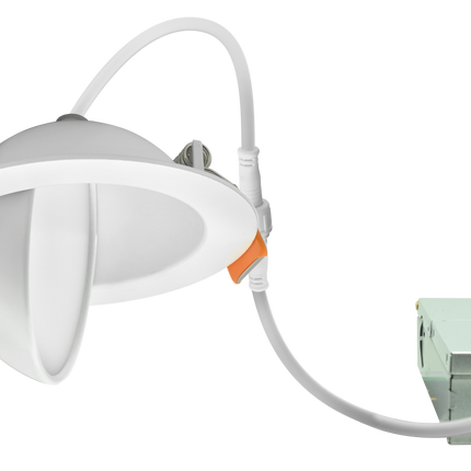 2 Inch Floating Gimbal Recessed LED Downlight with Integrated J-Box Kelvin Selectable 27K/3K/35K/4K/5K