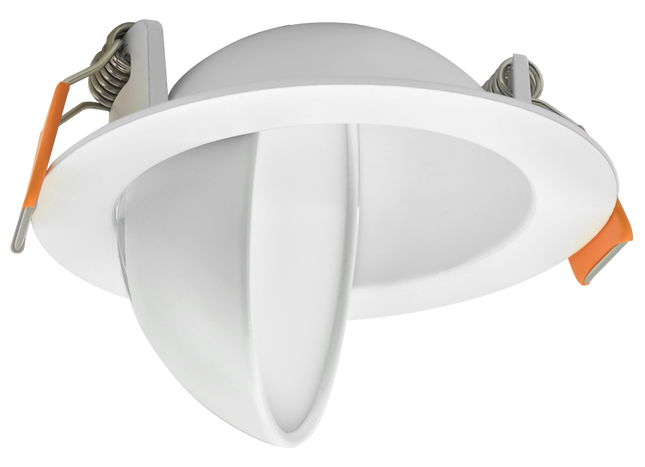 2 Inch Floating Gimbal Recessed LED Downlight with Integrated J-Box Kelvin Selectable 27K/3K/35K/4K/5K