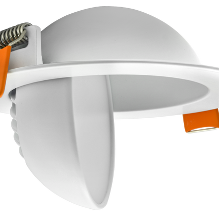 6 Inch Floating Gimbal Recessed LED Downlight with Integrated J-Box Kelvin Selectable 27K/3K/35K/4K/5K