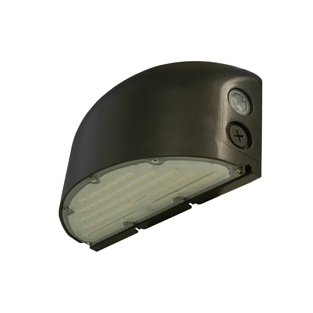 Half Moon LED Wall Pack Lumen Selectable 5,000/7,000/8,000LM Kelvin Selectable 3K/4K/5K Built-In Photocell