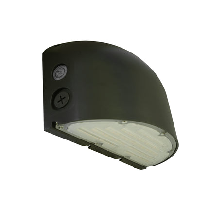 Half Moon LED Wall Pack Lumen Selectable 8,000/10,000/13,000LM Kelvin Selectable 3K/4K/5K Built-In Photocell