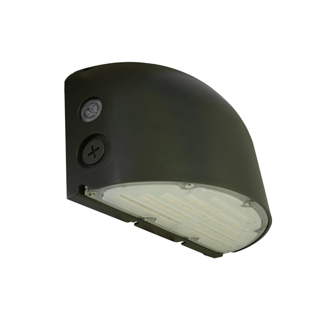 Half Moon LED Wall Pack Lumen Selectable 8,000/10,000/13,000LM Kelvin Selectable 3K/4K/5K Built-In Photocell