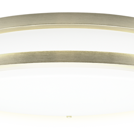 10/12/14/16/18 Inch LED Ceiling or Wall Mount Double Ring Fixture Kelvin Selectable 27K/3K/35K/4K/5K
